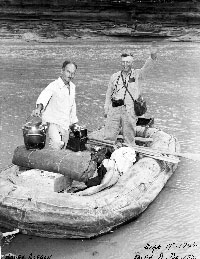 Grayscale 8 C 187 Box 5 Folder 11 14 Sept. 17 1946 Two Men in a Boat 200